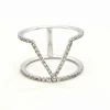 Bague Graphique Or blanc Diamant