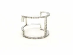 Bague Graphique Or blanc Diamant