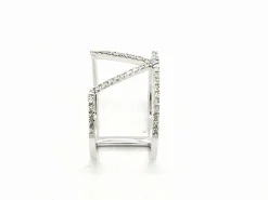 Bague Graphique Or blanc Diamant