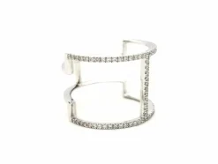 Bague Graphique Or blanc Diamant