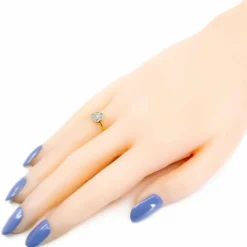 Bague grappe florale diamants