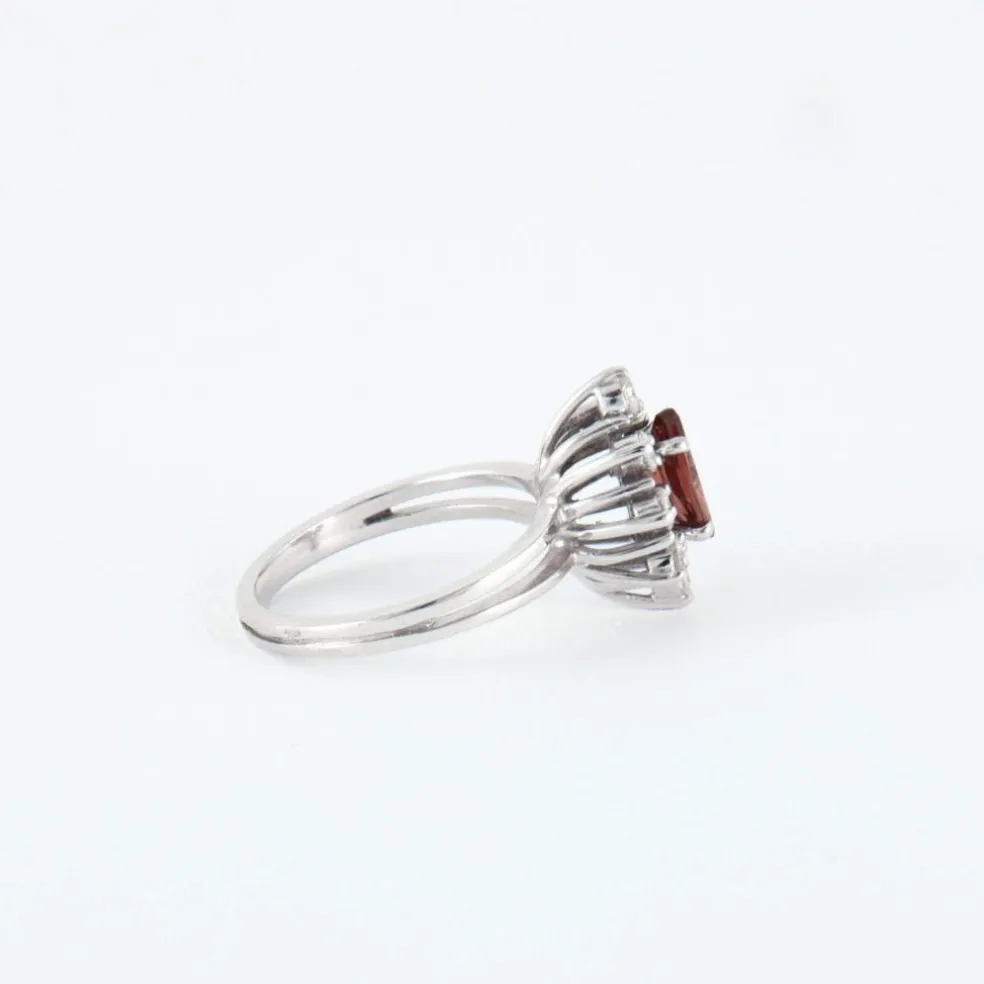 Bague Grenat Diamants