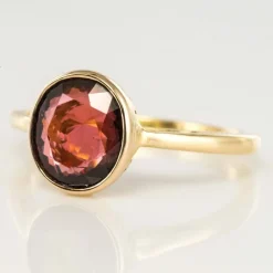 Bague grenat rhodolite