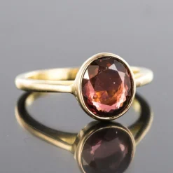 Bague grenat rhodolite