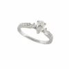 bague guerin joaillerie solitaire diamant de rosee 54 or blanc 18k