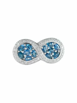 Bague Infini Saphirs Diamants