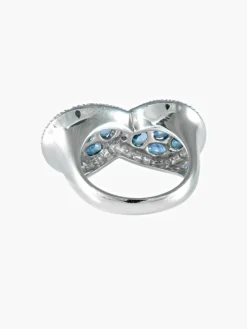 Bague Infini Saphirs Diamants