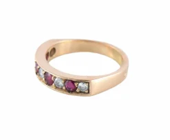 BAGUE "INFINITY" DIAMANTS & RUBIS