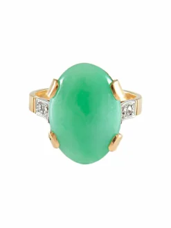 Bague Jade Diamants
