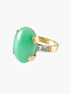 Bague Jade Diamants