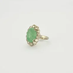 Bague Jade Diamants