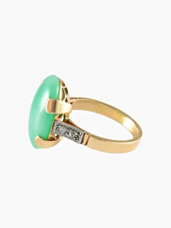 Bague Jade Diamants