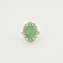Bague Jade Diamants
