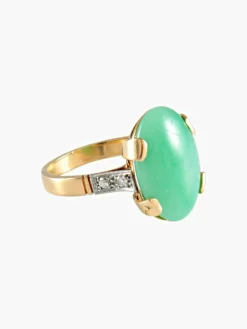 Bague Jade Diamants