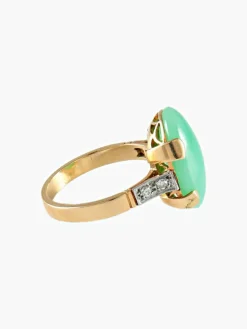 Bague Jade Diamants