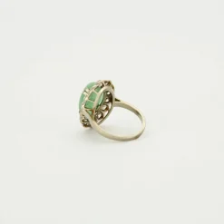 Bague Jade Diamants