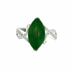 Bague Jade et Diamants