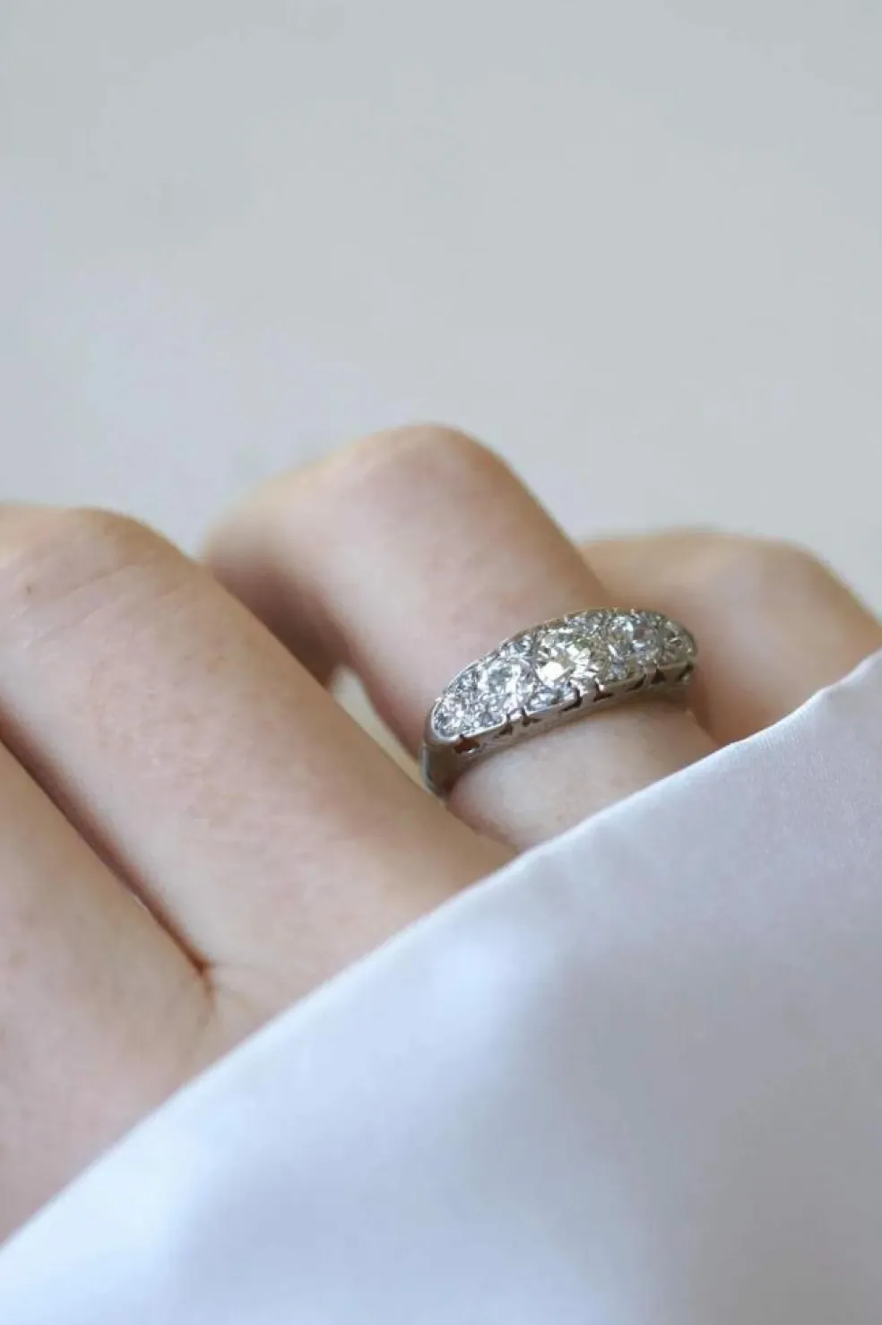 Bague Jarretière Art Déco