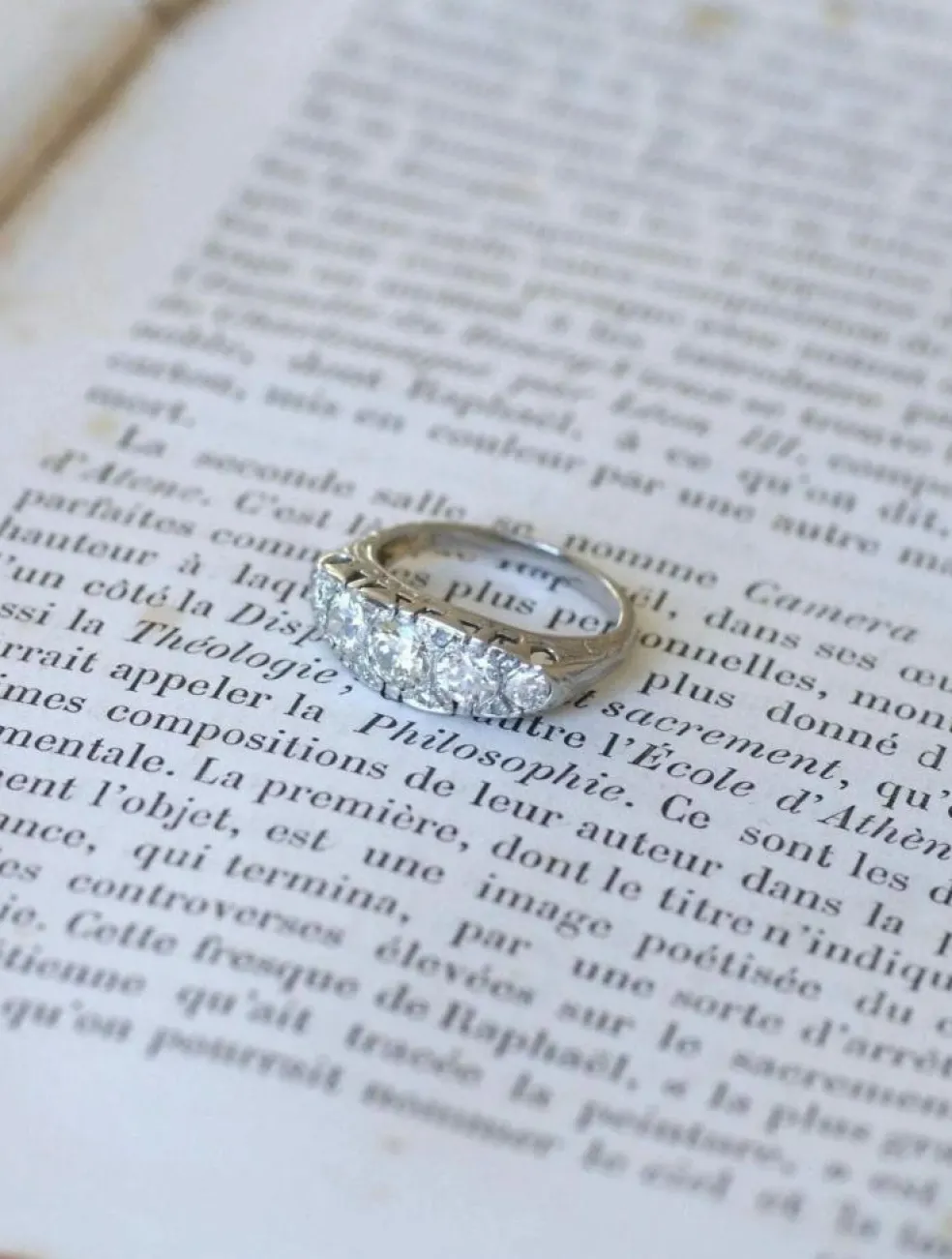 Bague Jarretière Art Déco
