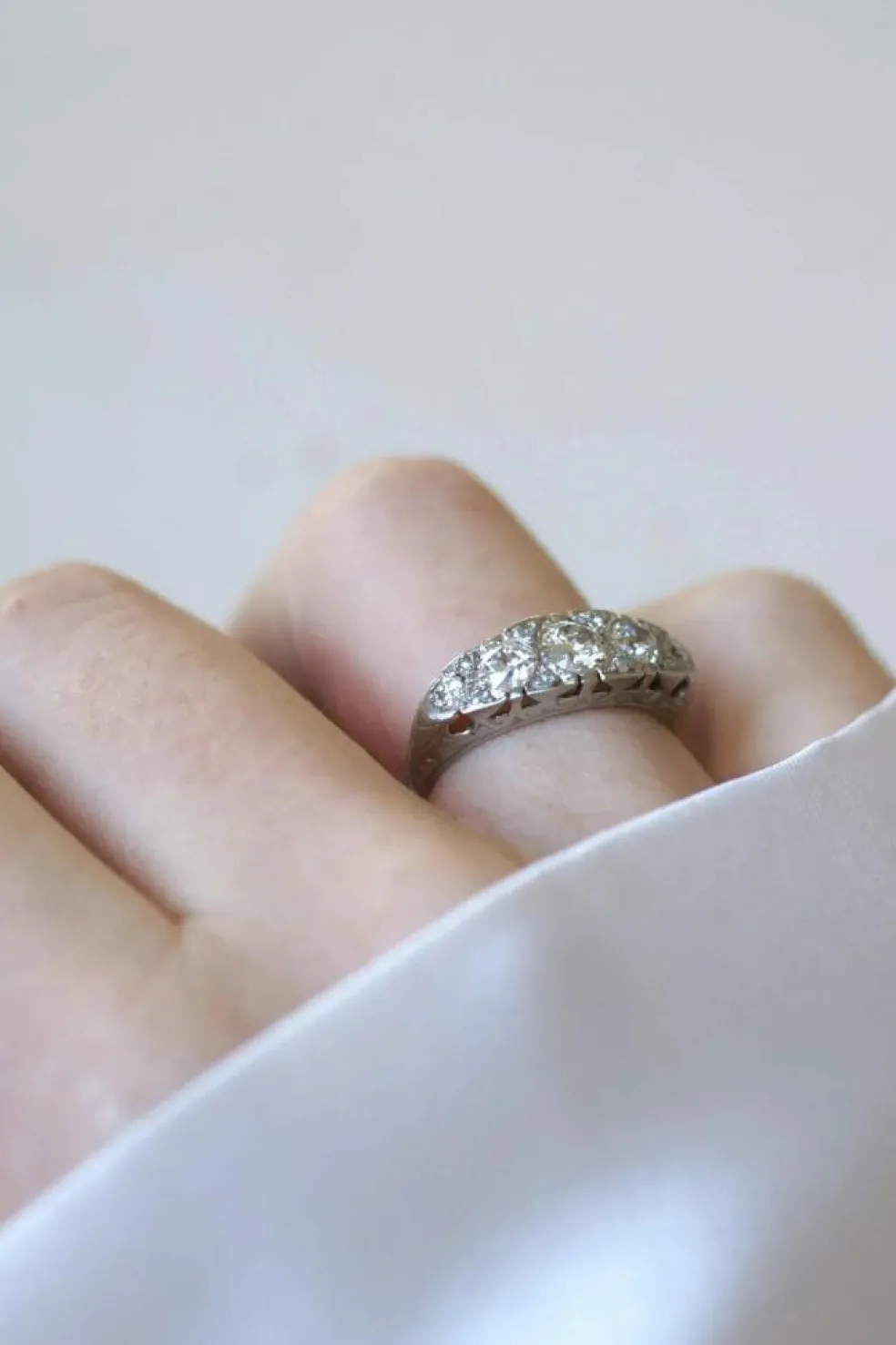 Bague Jarretière Art Déco