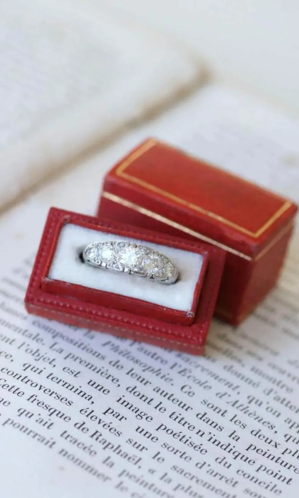 Bague Jarretière Art Déco