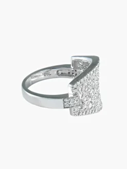Bague Jarretière Diamants
