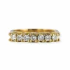 Bague jarretière diamants or jaune