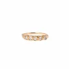 Bague Jarretière en or jaune et diamants