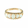 Bague Jarretière Opales