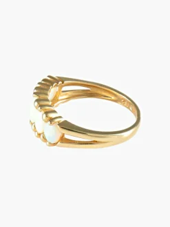 Bague Jarretière Opales