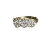 Bague Jarretière Or Jaune Diamants