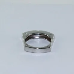 Bague Jarretière pavée de diamants