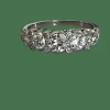 Bague Jarretière Platine Diamants 1,00 ct