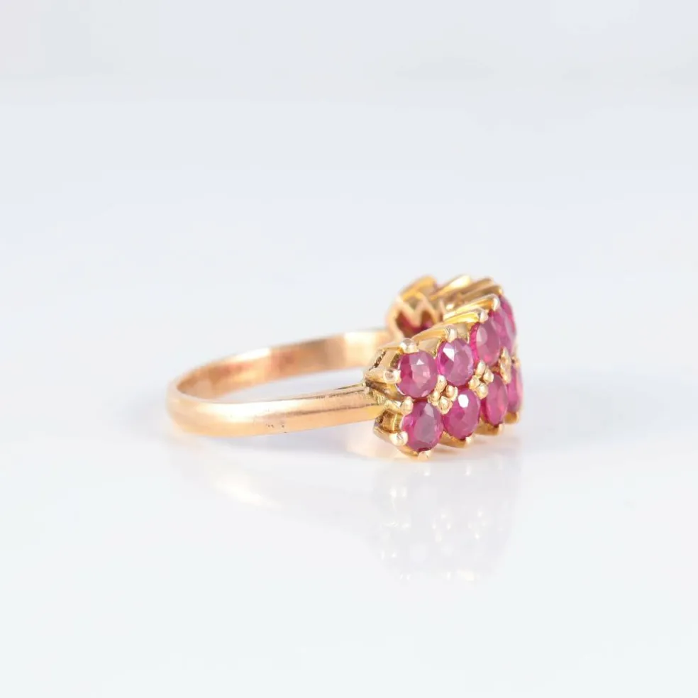 Bague Jarretière Rubis
