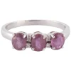Bague Jarretière Rubis et Diamants