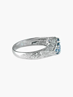 Bague Jarretière Saphirs