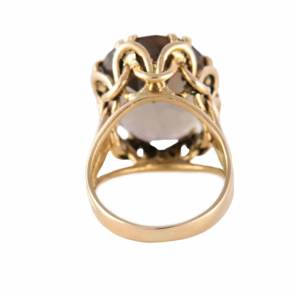 BAGUE "JELAIM" OR & QUARTZ