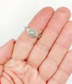 Bague joaillier PAGLIANI or gris diamant gris de 3,50 carats