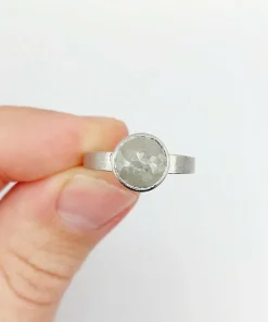 Bague joaillier PAGLIANI or gris diamant gris de 3,50 carats