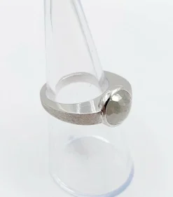 Bague joaillier PAGLIANI or gris diamant gris de 3,50 carats