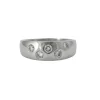 Bague jonc 5 Diamants
