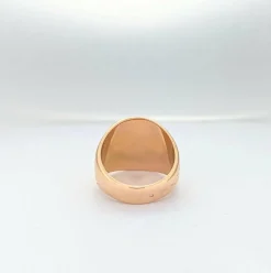 Bague jonc ciselée en or rose