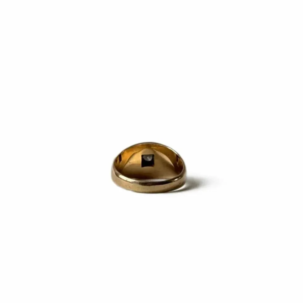 Bague jonc diamant