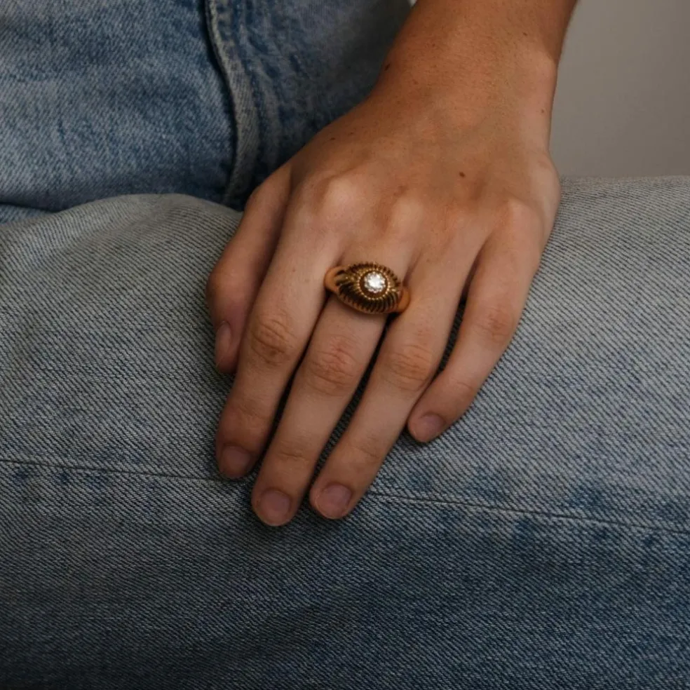 Bague Jonc Diamant 0.40 ct