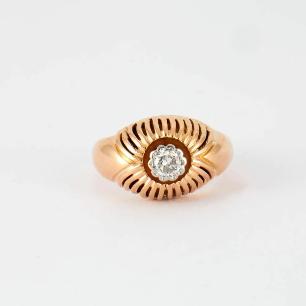 Bague Jonc Diamant 0.40 ct