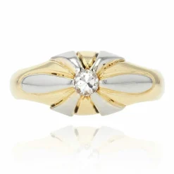Bague jonc diamant 2 ors