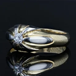 Bague jonc diamant 2 ors