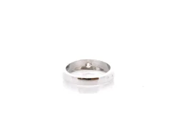 Bague jonc diamant en or 18k
