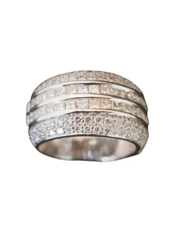 Bague Jonc Diamants