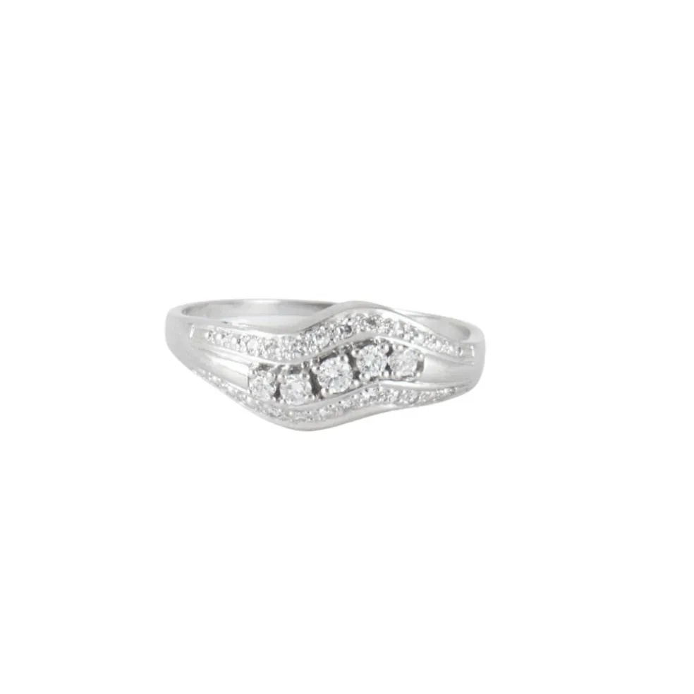 Bague Jonc Diamants